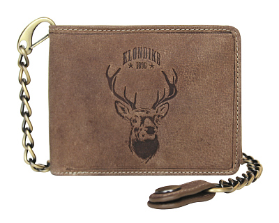 Бумажник KLONDIKE «Harry Deer», натуральная кожа в светло-коричневом цвете, 13 х 10 х 3 см (Коричневый)