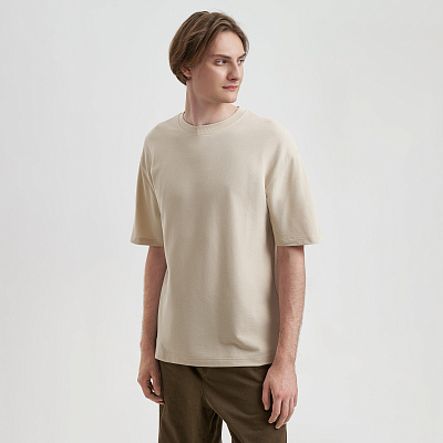 Футболка унисекс премиум AURA  (Бежевый)