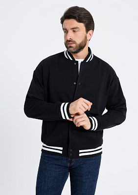 Бомбер унисекс STAN футер без начеса с контрастом 340, 71