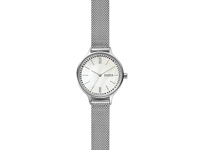 Часы наручные, женские (Корпус- стальной, циферблат- перламутр, крепление- стальной)