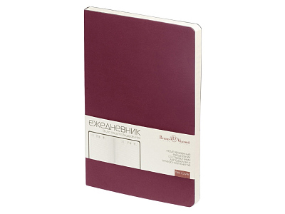 Ежедневник недатированный А5 Megapolis Velvet Flex (Бордовый)