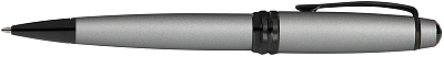 Шариковая ручка Cross Bailey Matte Grey Lacquer. Цвет - серый.