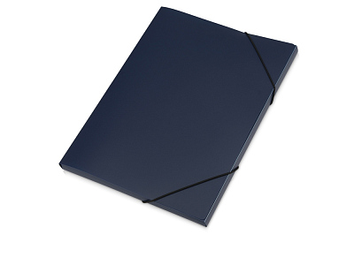 Папка А4 с резинкой (Синий)