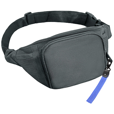 Поясная сумка SPLIT TO GO, Серый/Синий (Серый/синий)