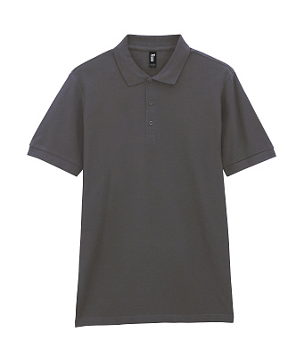 Футболка поло PREMIUM COTTON ADULT DOUBLE PIQUE, ГРАФИТОВЫЙ XL (Графитовый)