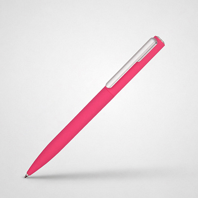 Ручка пластиковая шариковая Bon soft-touch (Розовый)