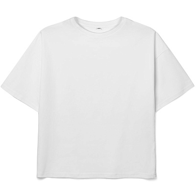 Футболка детская оверсайз Teezer, белая (Белый) Футболка детская оверсайз Teezer, белая (Белый)