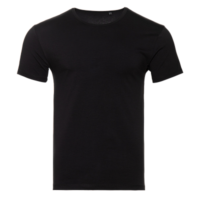 Футболка мужская STAN хлопок/эластан 180, 37 (Чёрный)