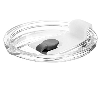 Крышка пластиковая к стакану стеклянному Mango, белая (Белый)