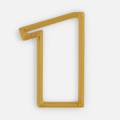 Подвеска Symbol 3D-печать на заказ цифра 1