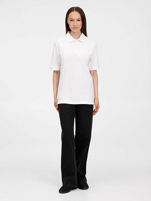 Рубашка поло унисекс Upswing, белая