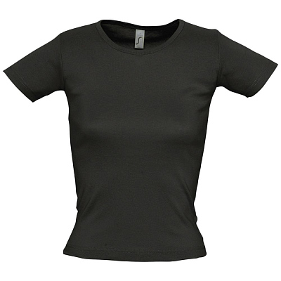 Футболка женская с круглым вырезом Lady 220 красная (Чёрный)