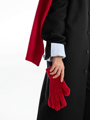 Перчатки Alpine, красные (гвоздика)