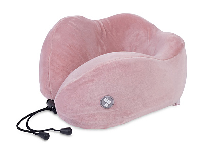 Подушка для путешествий с эффектом памяти Bluewinder (Розовый)