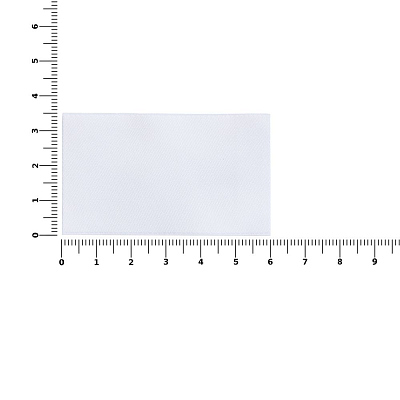 Лейбл тканевый Epsilon, M, белый