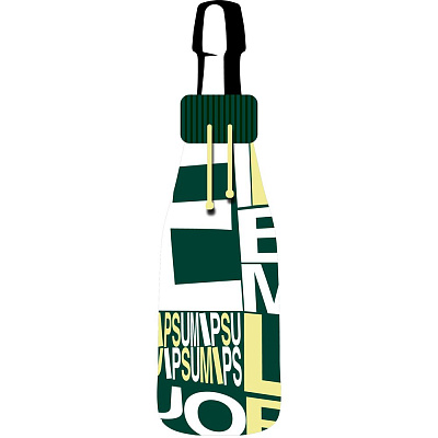 Чехол на бутылку на заказ Botti Net акрил