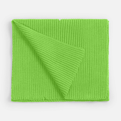 Шарф Yong, черный (Салатовый)