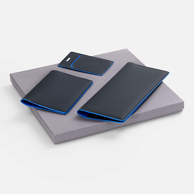 Набор Multimo Simple, черный с синим (Синий)