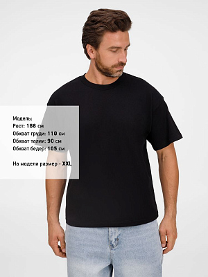 Футболка оверсайз унисекс Legacy, черная