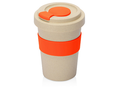 Стакан из пшеничного волокна Flava (Бежевый/оранжевый)