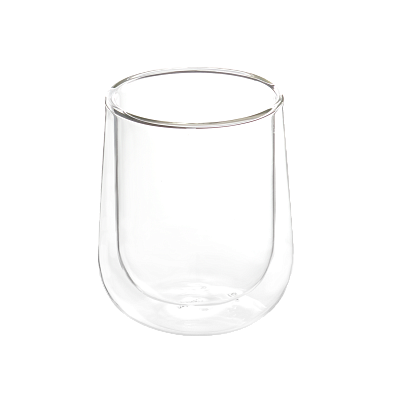 Стакан стеклянный с двойными стенками Lungo (Прозрачный)