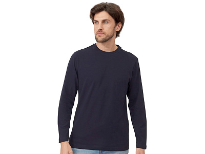 Лонгслив HD Fit мужской (Тёмно-синий)