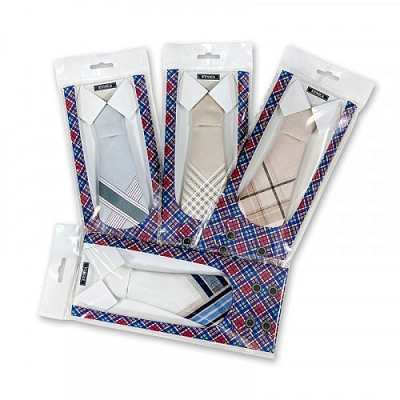 Сувенирный набор "Жилетка" Пс07-3 Платок носовой мужской "ETNICA"