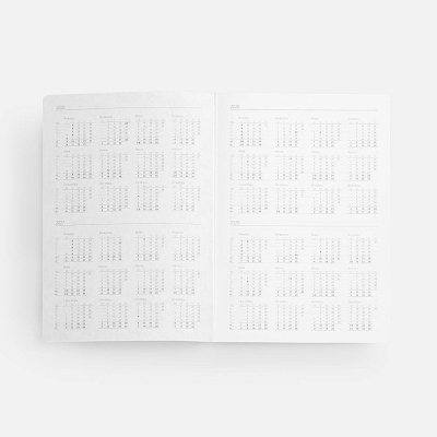 Ежедневник Flexpen Shall, недатированный, серый