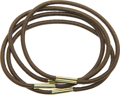 Резинки для волос Dewal Beauty, цвет коричневый, midi (8шт.) (Коричневый)