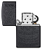 Зажигалка ZIPPO Tone on Tone Design с покрытием Black Matte, латунь/сталь, чёрная, 38x13x57 мм - Фото 6