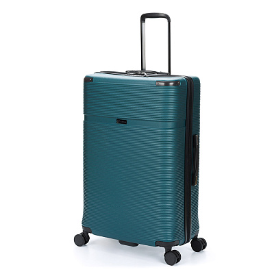 Чемодан TORBER Onego, зелёный, ABS-пластик, 79,5 х 51 х 29 см, 103 л (Зеленый)