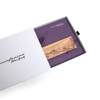 Шариковая ручка Pininfarina Cambiano FIRENZE (Фиолетовый; серебряный)