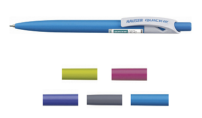 Шариковая ручка Hauser Quick, пластик (Разноцветный)