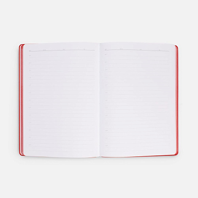 Ежедневник Flexpen Shall, недатированный, красный