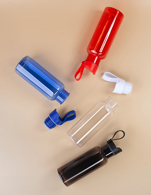 Бутылка для воды "Ариэль" 600 мл, красный