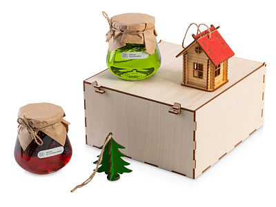 Подарочный набор Decoration Deluxe 2.0 с двумя видами варенья (Натуральный)