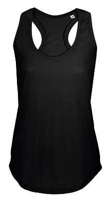 Майка женская Moka 110, черная (Чёрный)