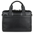Портфель мужской BUGATTI Comet, чёрный, воловья кожа/полиэстер, 37х6х27 см - Фото 2