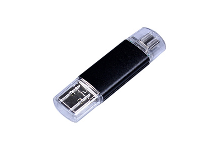 USB 3.0/micro USB/Type-C- флешка на 32 Гб (Чёрный)