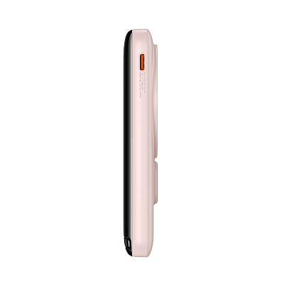 Беспроводной магнитный ПЗУ Baseus Magnetic Bracket 10000mAh 20W, розовый