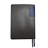 Ежедневник A5 недатированный Molfetta в мягком переплёте, серо-синий - Фото 5