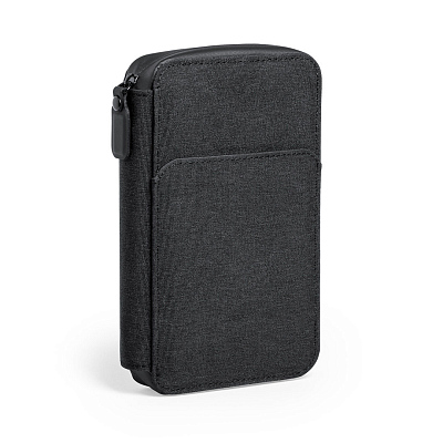 Дорожный органайзер с УФ-стерилизатором, черный (Чёрный)
