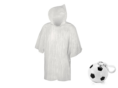 Дождевик Футбольный мяч (Белый/черный)