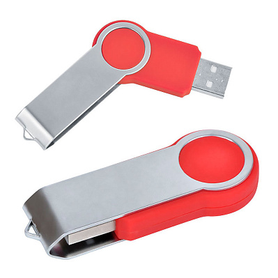 USB flash-карта "Swing" (8Гб) (Ярко-красный)