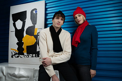 Шарф Yong, ярко-красный