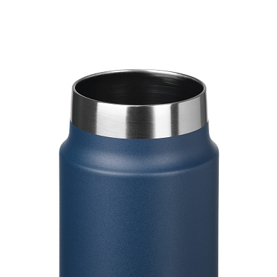 Термобутылка вакуумная герметичная Аллегра (Allegra), синяя