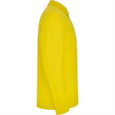 Футболка поло ESTRELLA L/S мужская, ЖЕЛТЫЙ 3XL