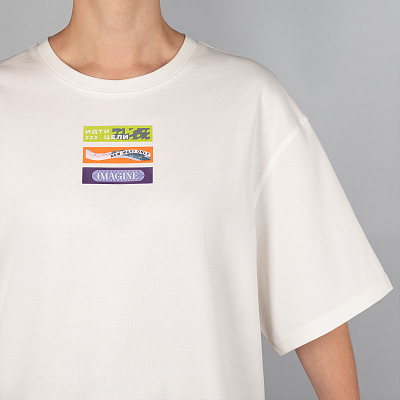 Худи с капюшоном, унисекс Алекс (Alex) белый, размер M