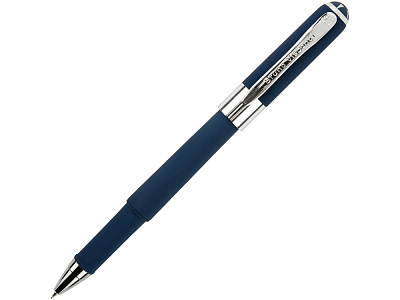 Ручка пластиковая шариковая Monaco софт-тач (Синий нэйви)
