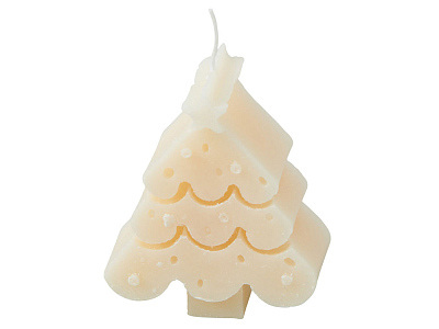 Свеча Елочка (Молочный)